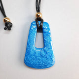 Colgante Trapecio Grande Azul