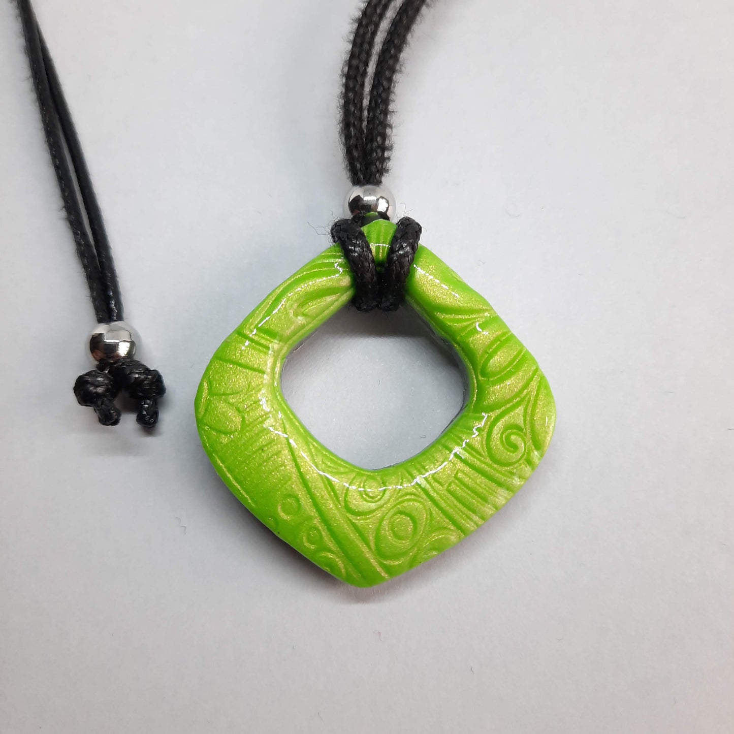Colgante Abanico Pequeño Verde