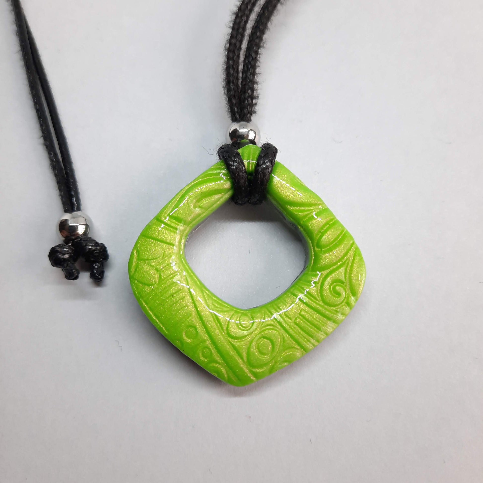 Colgante Abanico Pequeño Verde