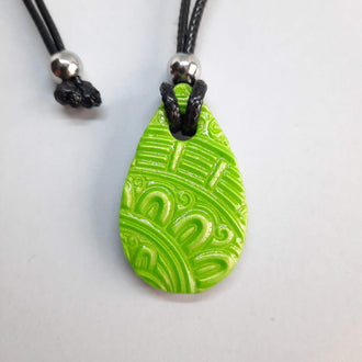 Colgante Gota Mediano Verde