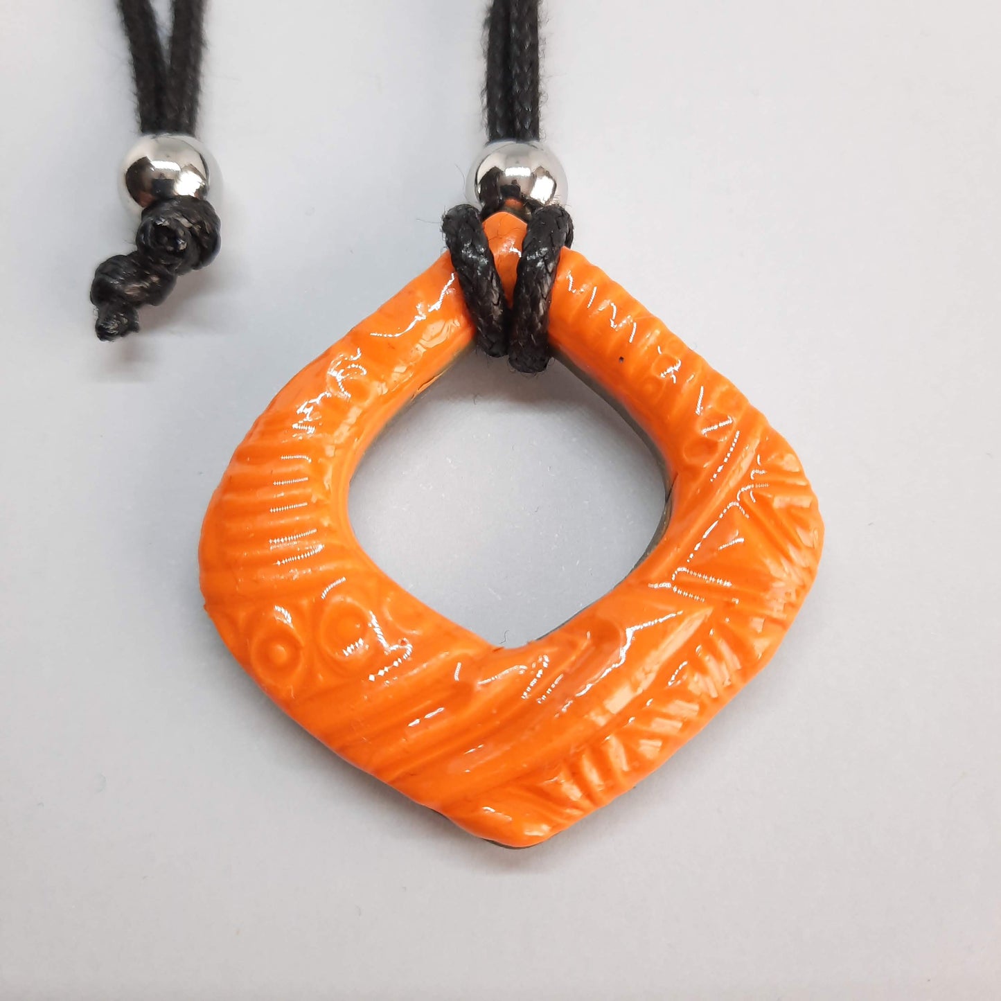 Colgante Abanico Mediano Naranja