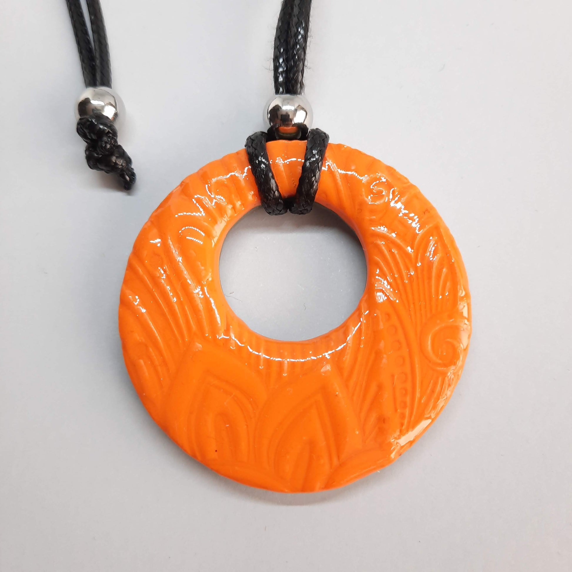 Colgante Redondo Grande Naranja