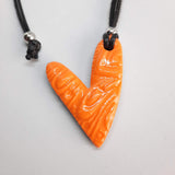 Colgante Corazón Mediano Naranja