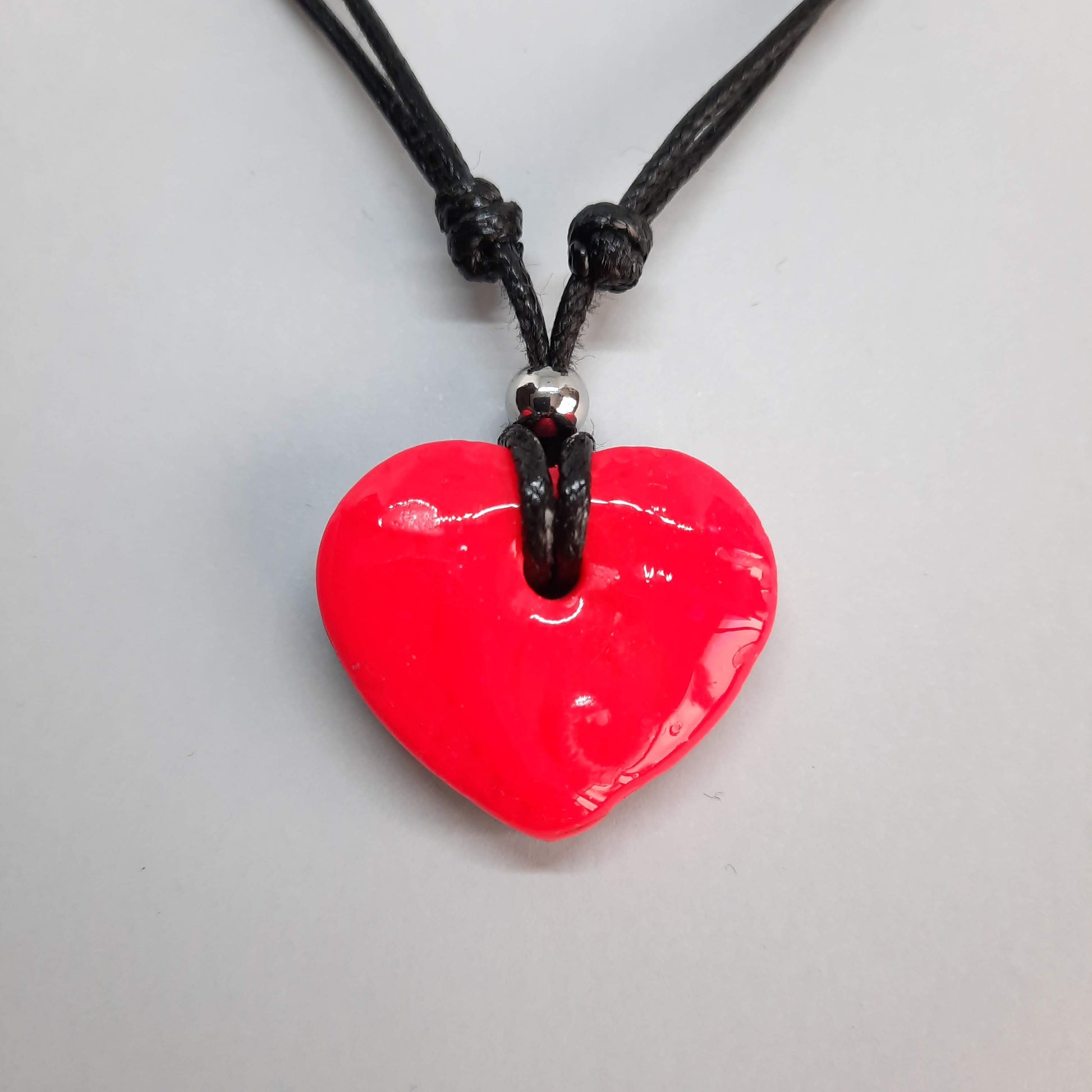 Colgante Corazón Pequeño Rosa Neon