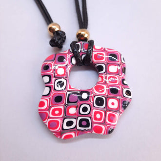 Colgante Nube Grande Rosa Verano