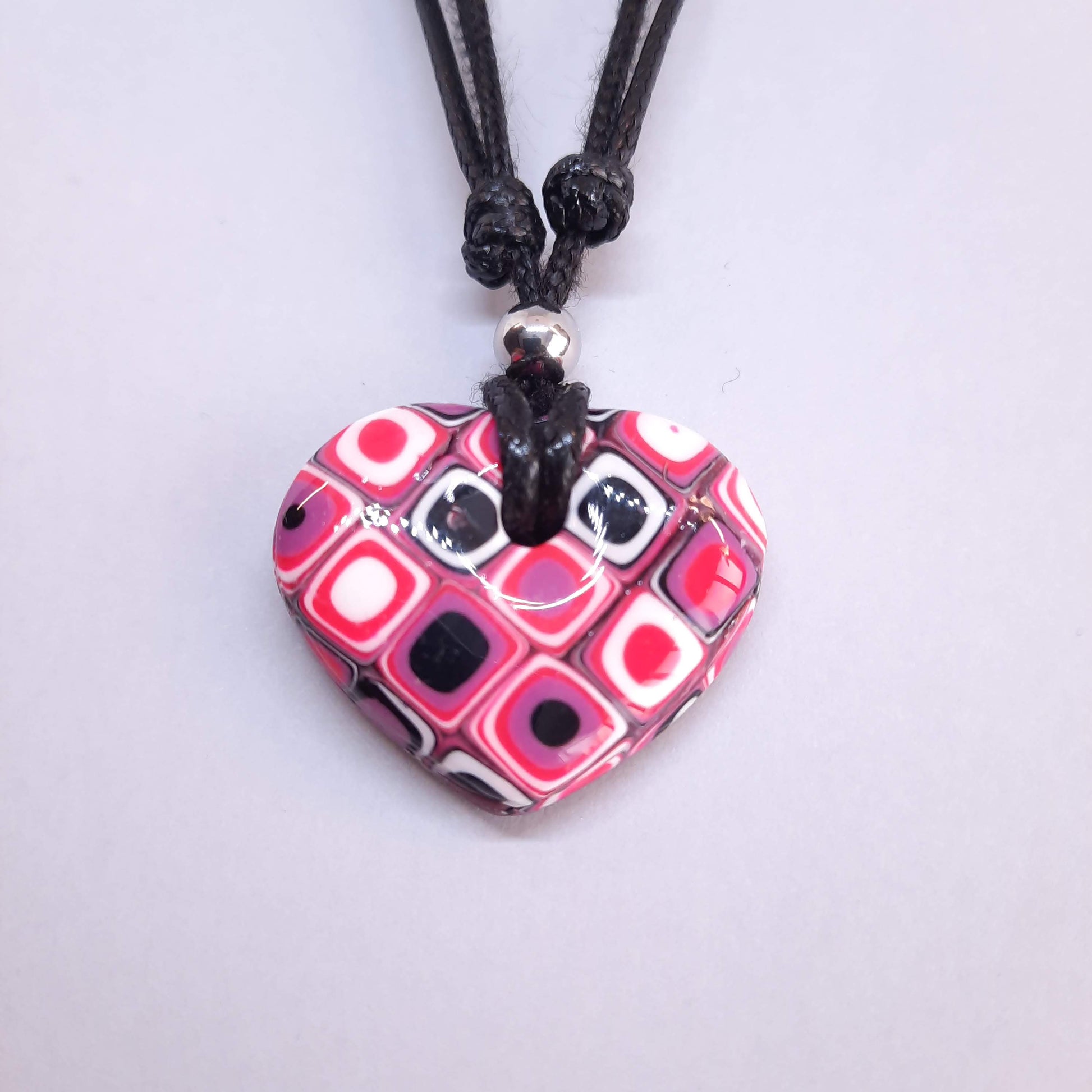 Colgante Corazón Pequeño Rosa Verano