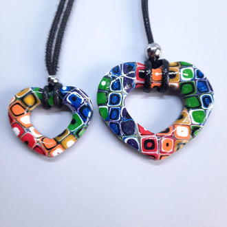 Colgante Corazón Arcoíris