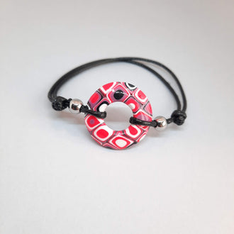 Pulsera Donut Pequeña Rosa Verano