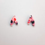 Pendientes Botón Fantasy Rosa Verano