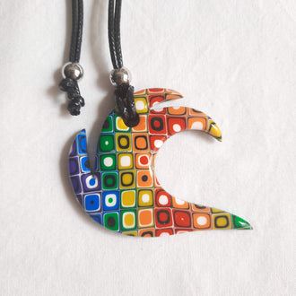 colgante ola arcoiris