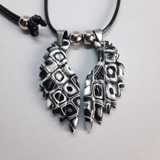 Colgante Alas Negro Blanco