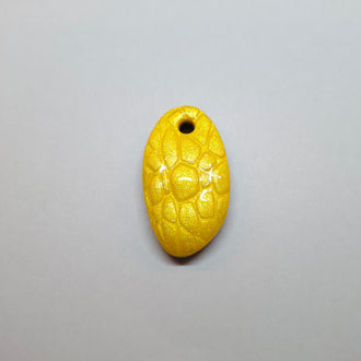 Yellow Iris Pendant Choker