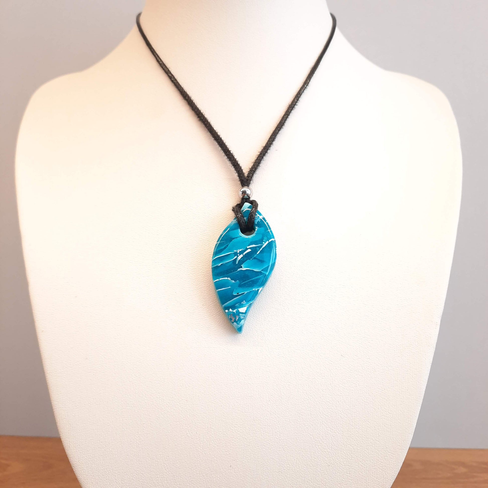 Colgante Barcelona Aguamarina