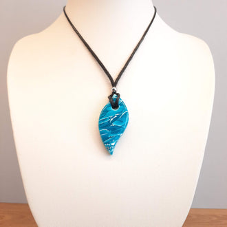 Colgante Barcelona Aguamarina