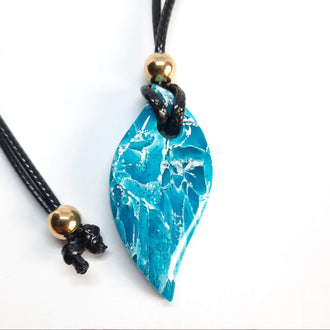 Colgante Barcelona Aguamarina