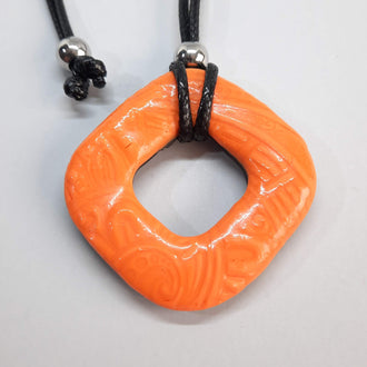 Colgante Canarias Grande Naranja