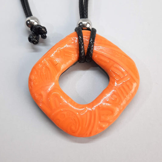 Colgante Canarias Grande Naranja