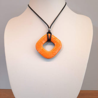 Colgante Canarias Grande Naranja