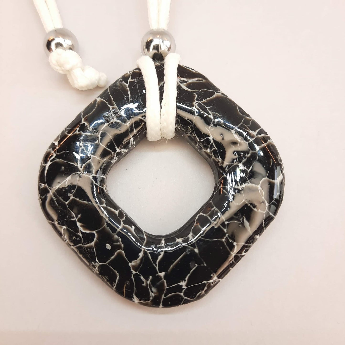 Colgante Canarias Grande Negro Mármol