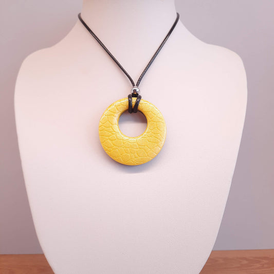 Colgante Circulo Amarillo