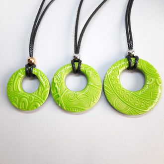 Colgante Circulo Verde