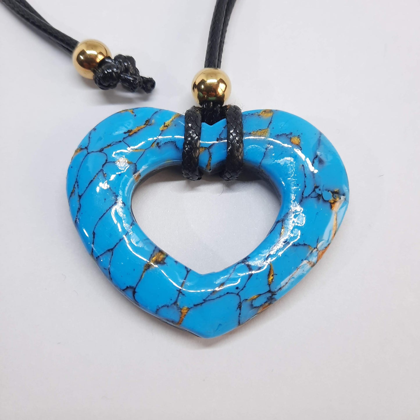 Colgante Corazón Alma Turquesa