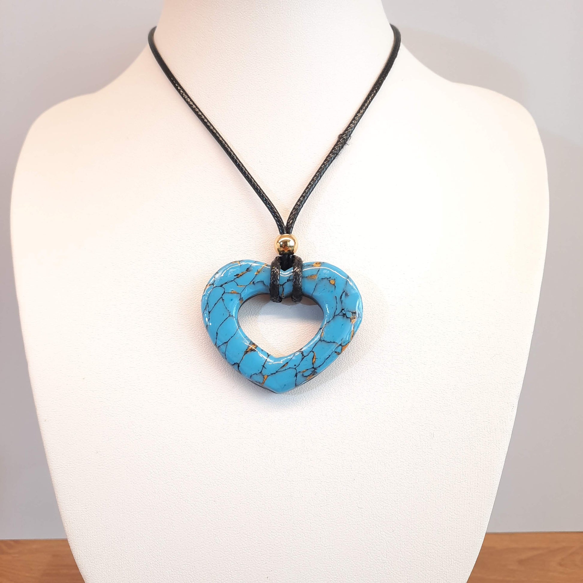 Colgante Corazón Alma Turquesa