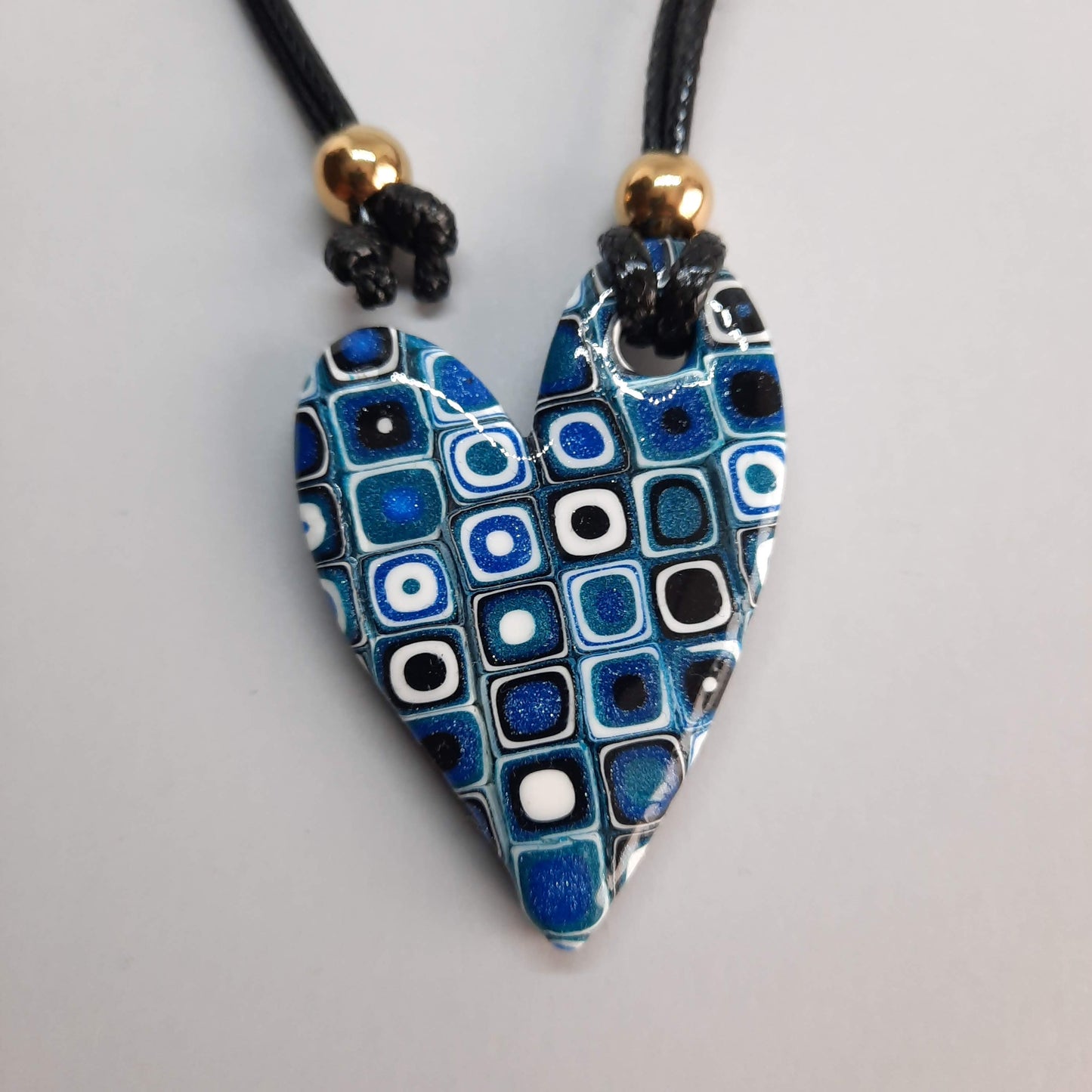 Colgante Corazón Pleno Mediano Pasión Azul