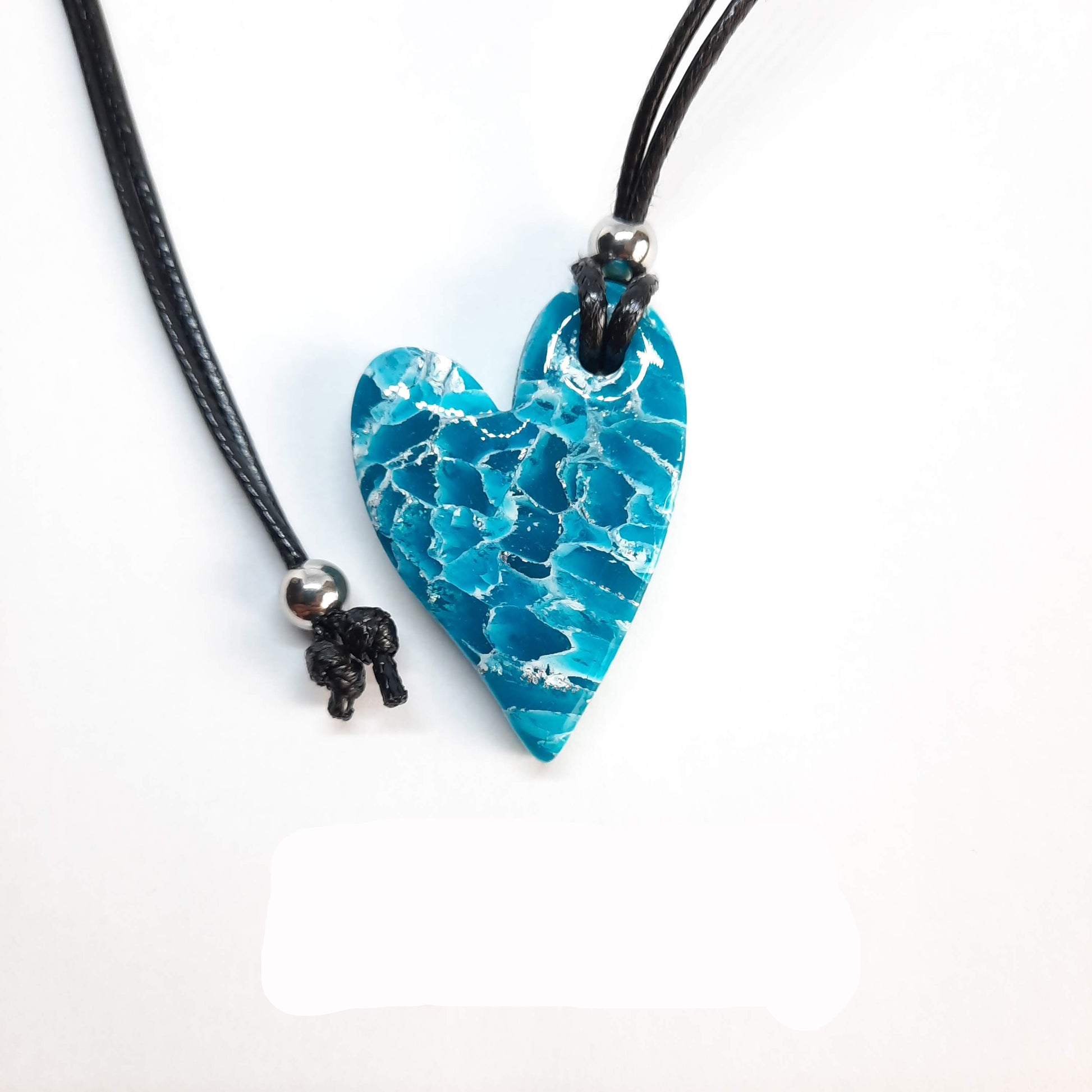Colgante Corazón Aguamarina pequeño