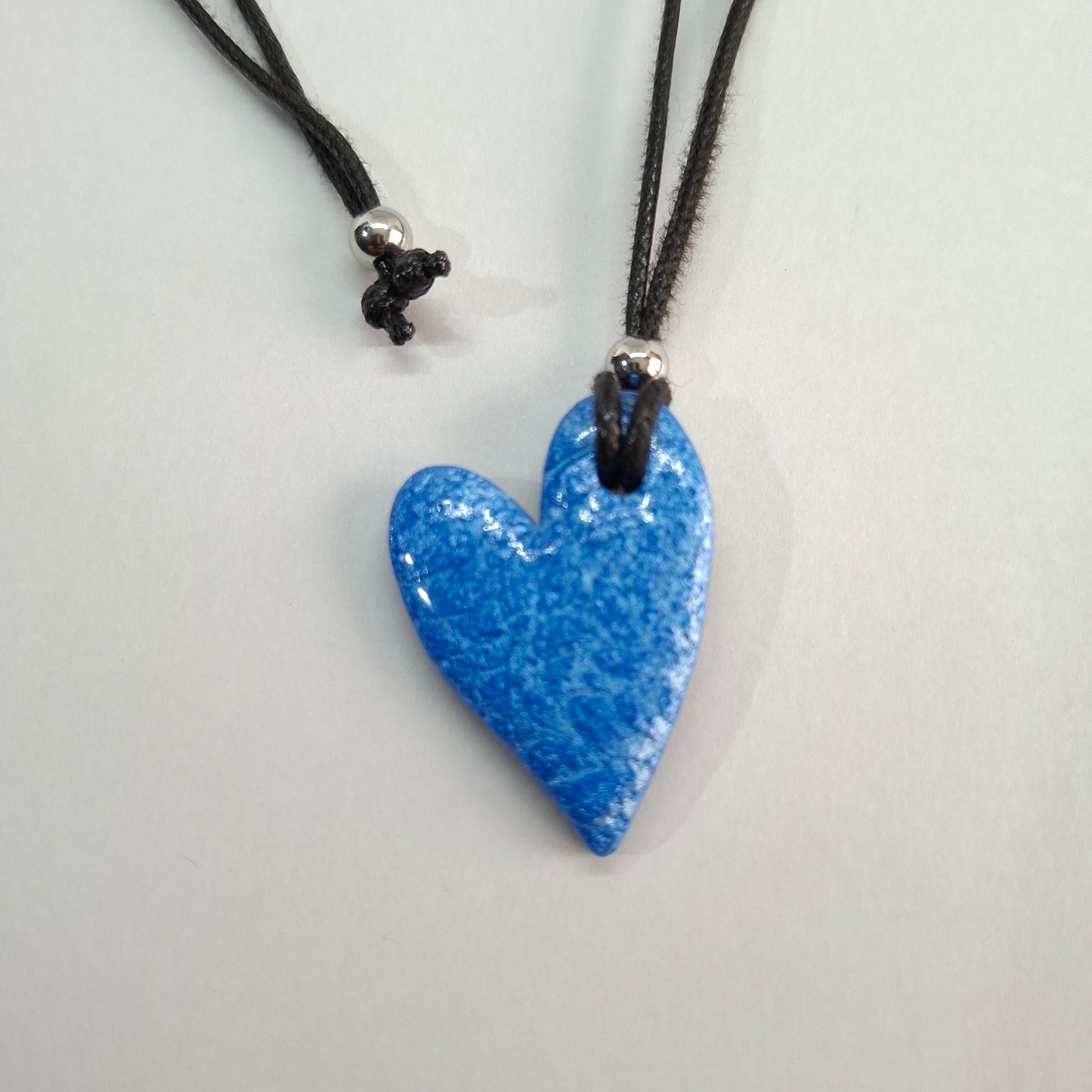 Colgante Corazón Pleno Pequeño Azul