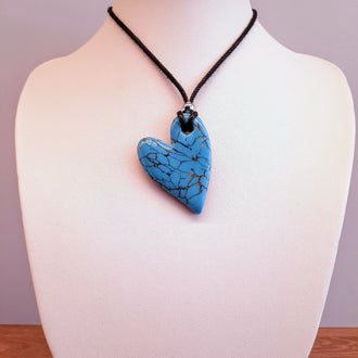 Colgante Corazón Pleno Turquesa