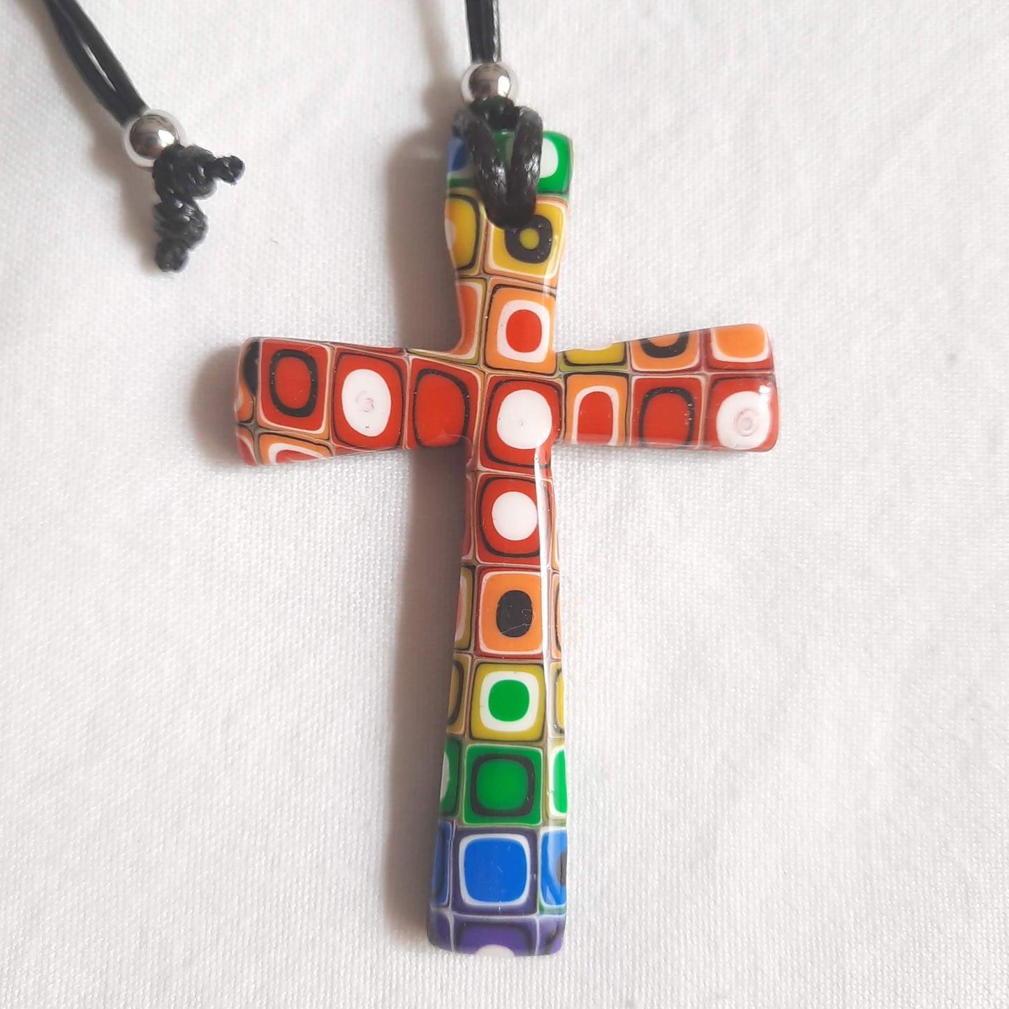 Colgante Cruz Arcoíris