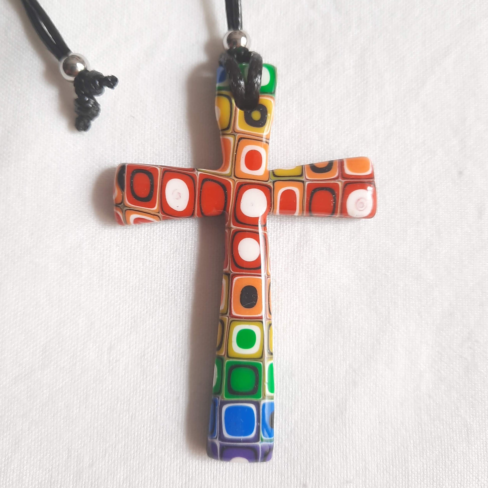 Colgante Cruz Arcoíris