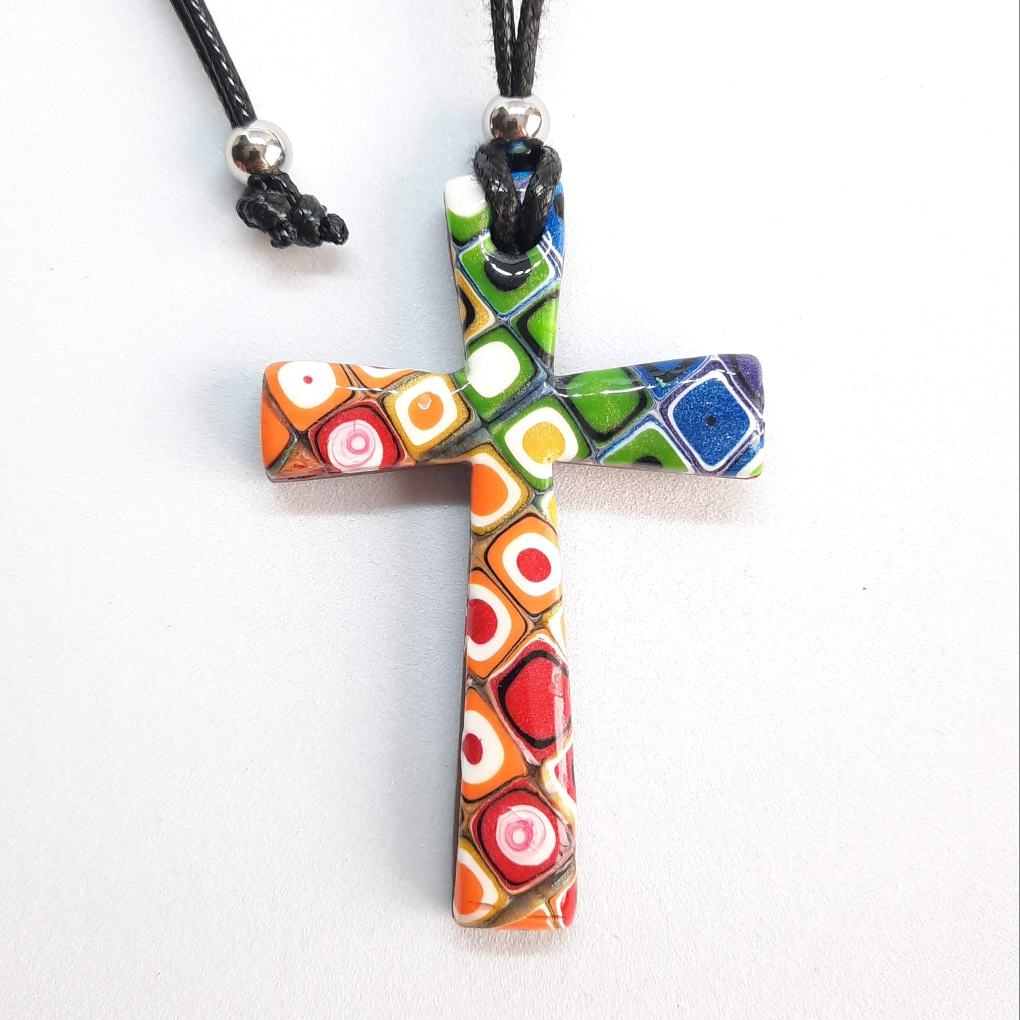 Colgante Cruz Arcoíris