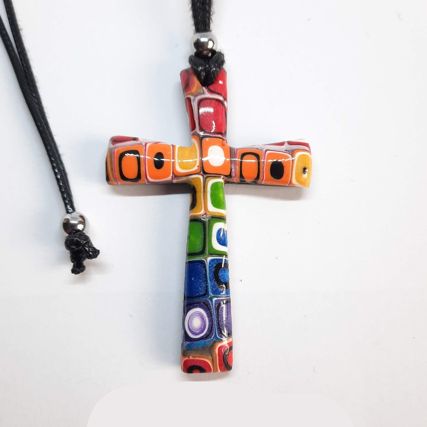 Colgante Cruz Arcoíris