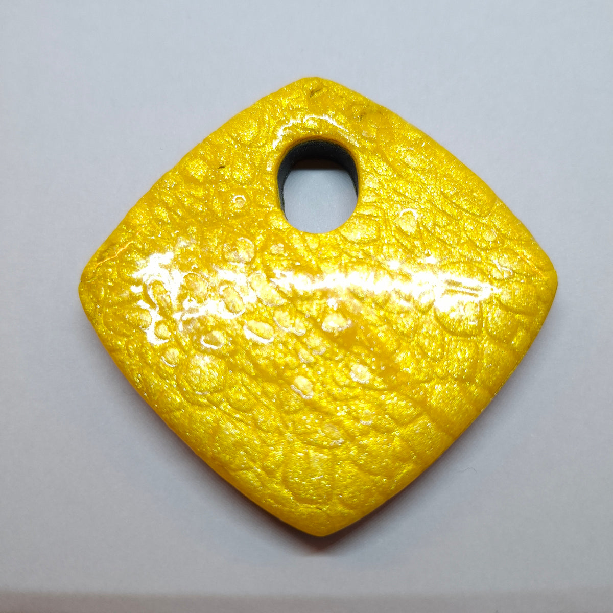 Colgante Cuadrado Grande Amarillo