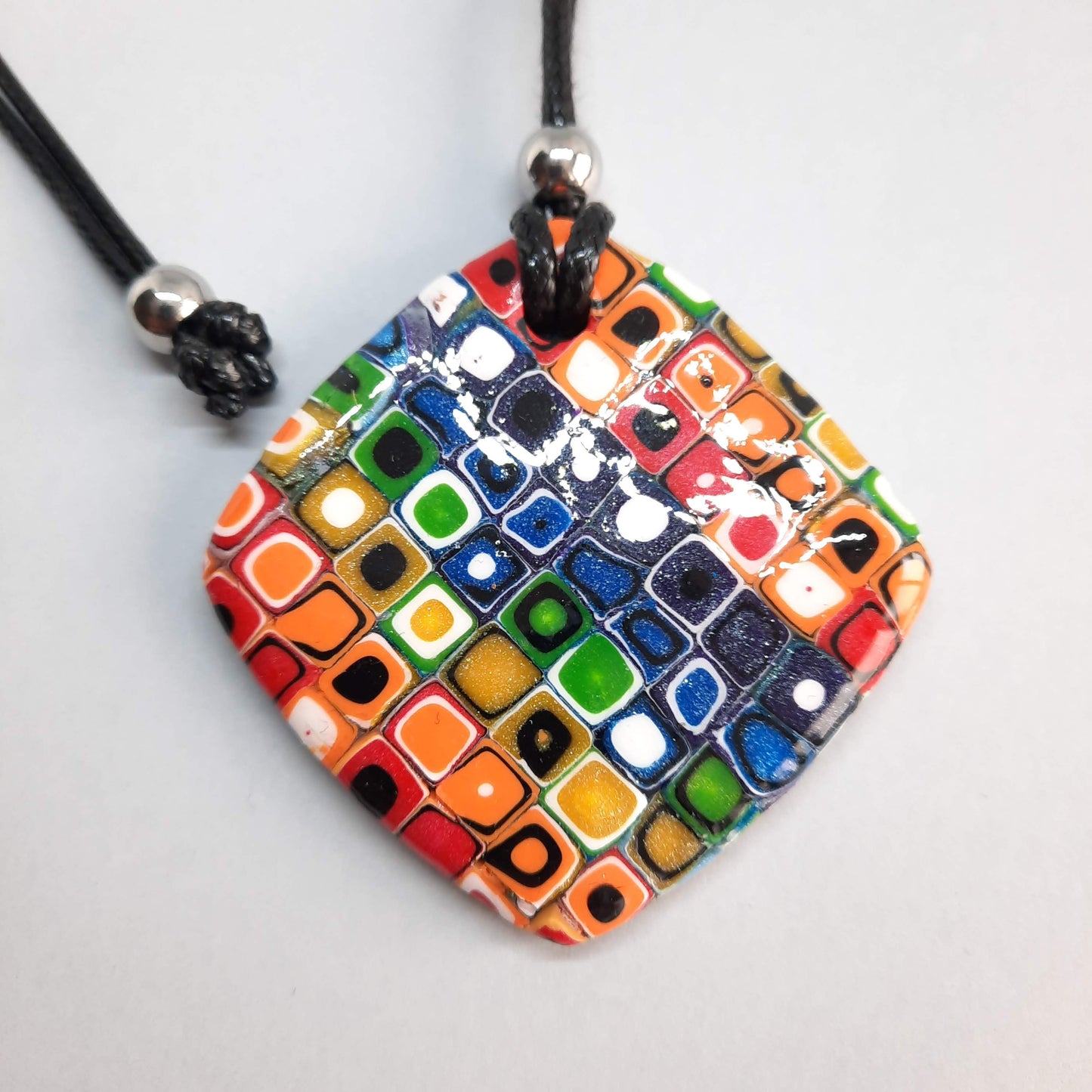 Colgante Cuadrado Grande Arcoíris