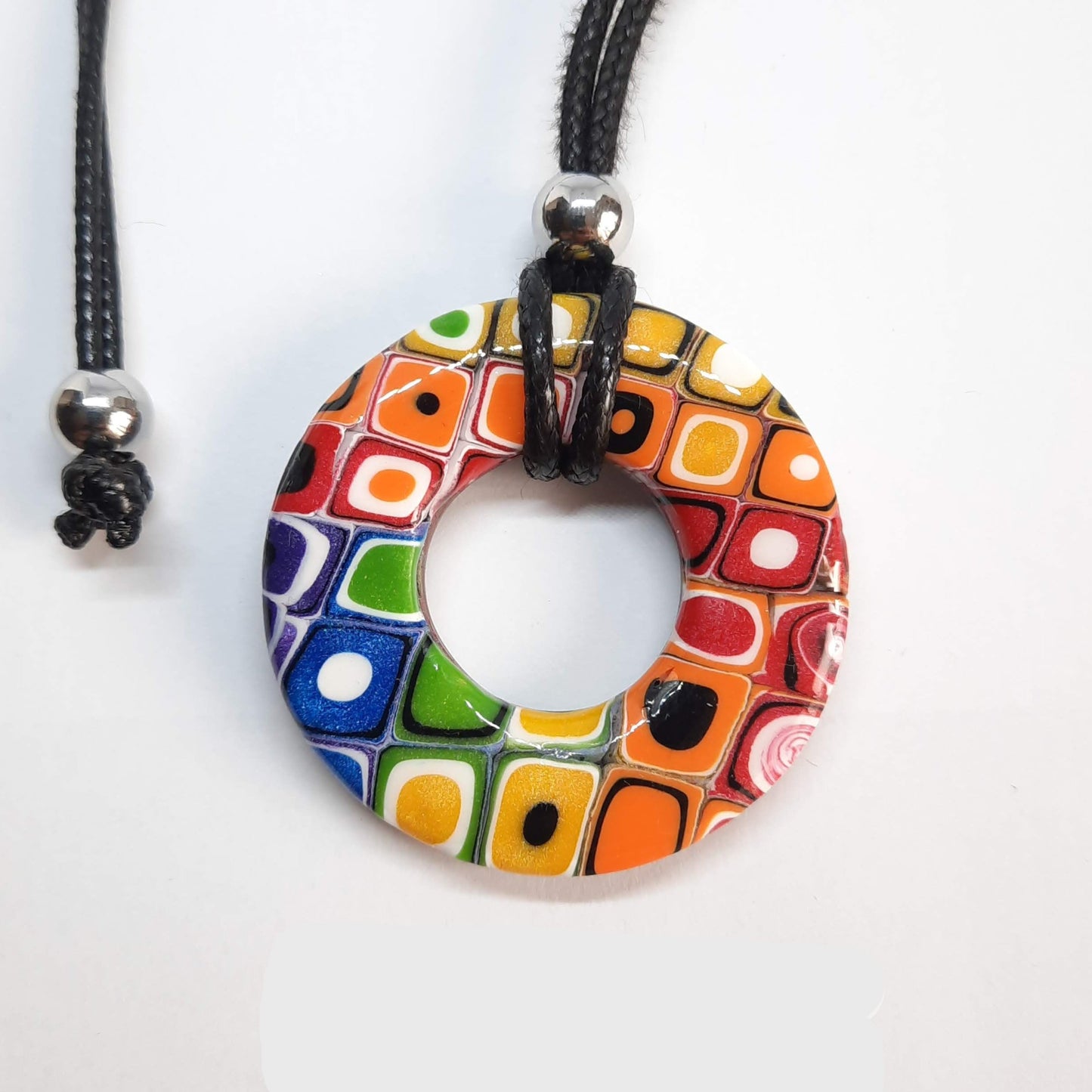 Colgante Donut Mediano Arcoíris