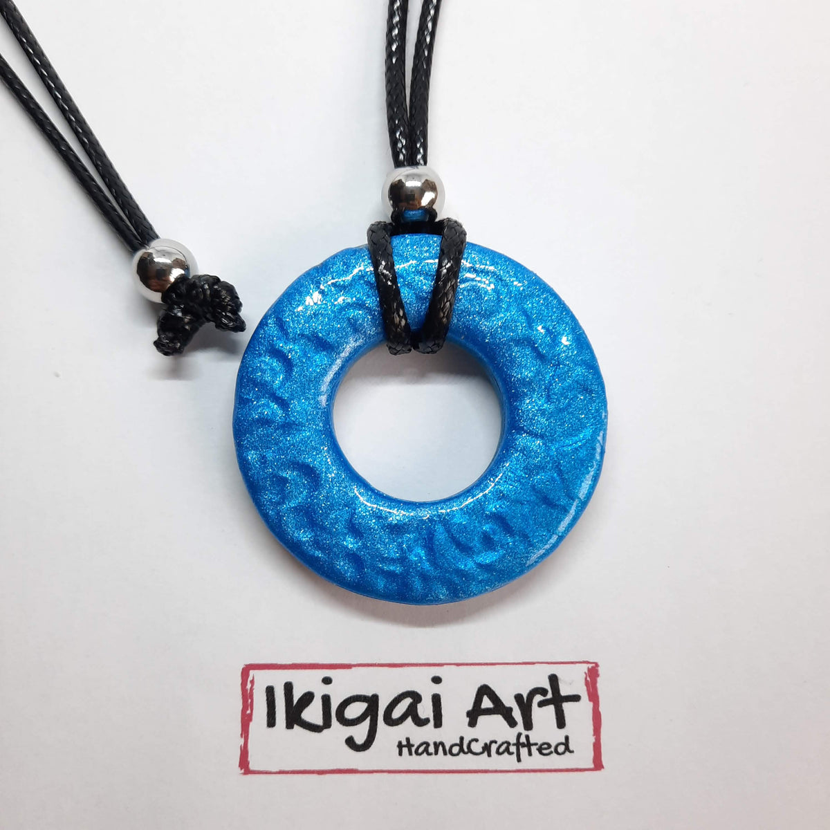 Colgante Donut Mediano Azul
