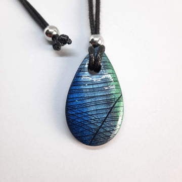 Colgante Gota Labradorita Azul