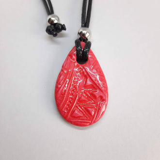Colgante Gota Rojo