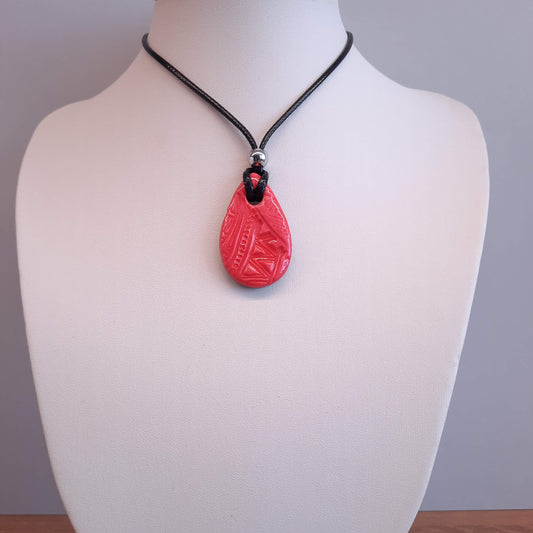 Colgante Gota Rojo
