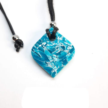 Colgante India Pequeño Aguamarina