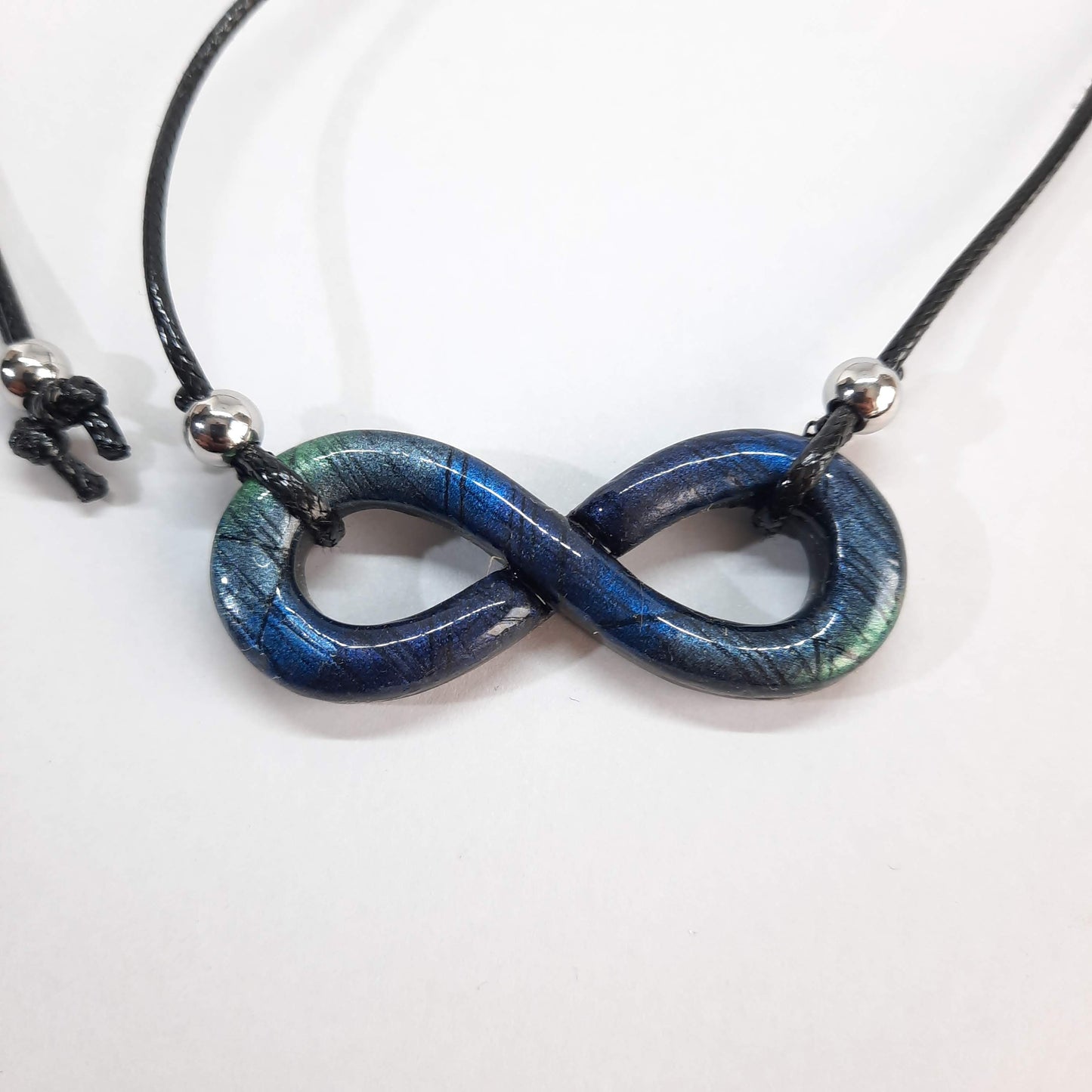 Colgante Infinito Labradorita Azul