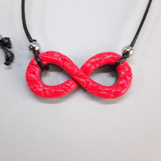 Colgante Infinito Rosa Neon