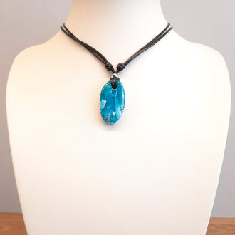 Colgante Iris Aguamarina