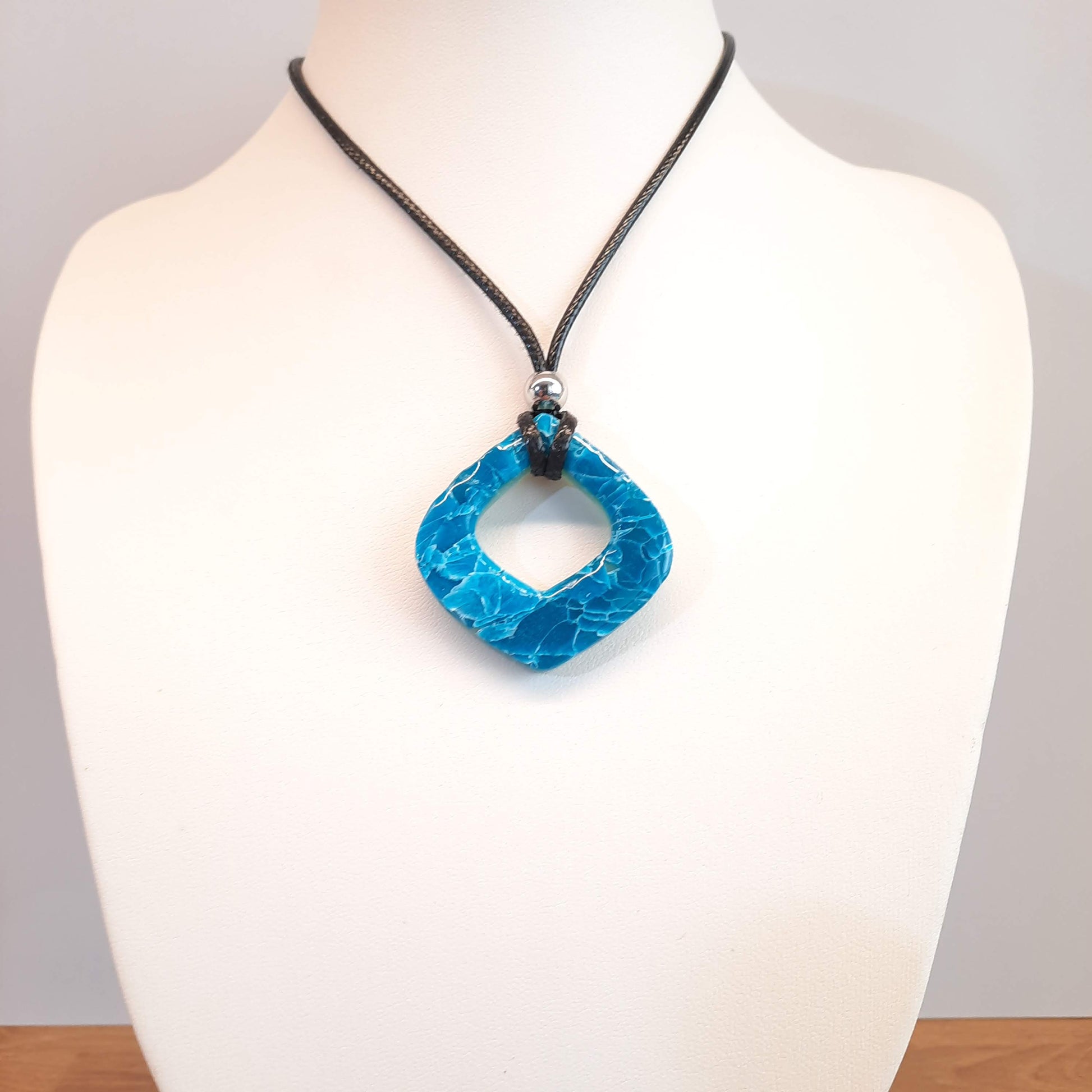 Colgante Lisboa Aguamarina