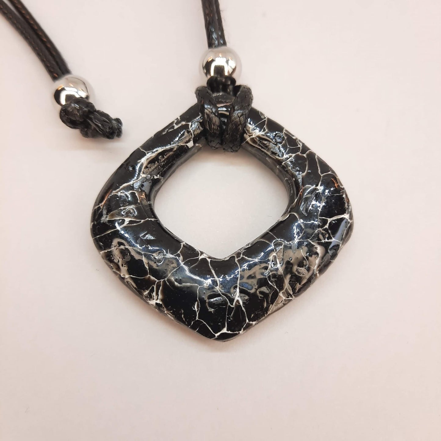 Colgante Lisboa Negro Mármol