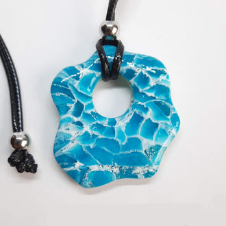 Colgante Nube Aguamarina