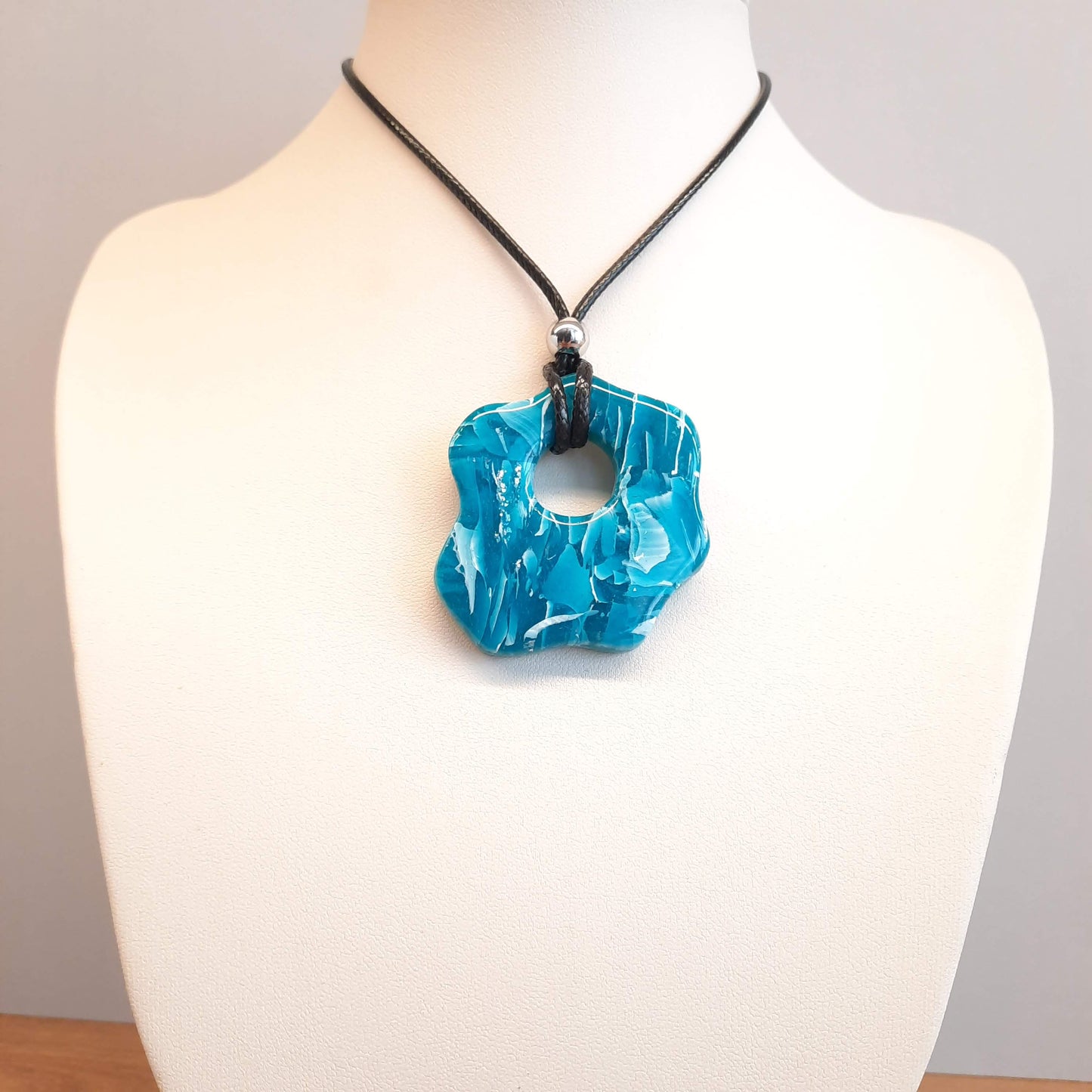 Colgante Nube Aguamarina